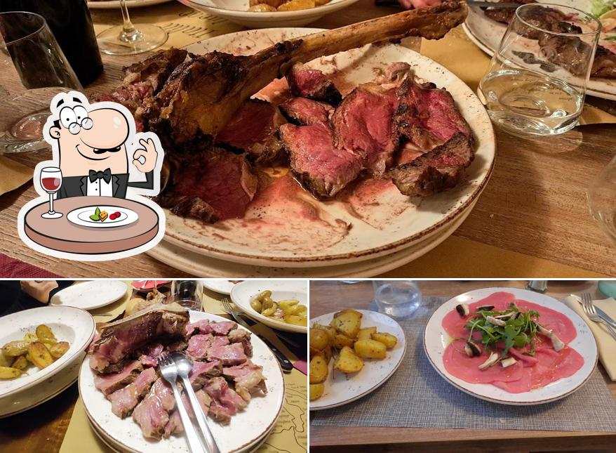 Carpaccio al Ristorante La Tana del Lucio