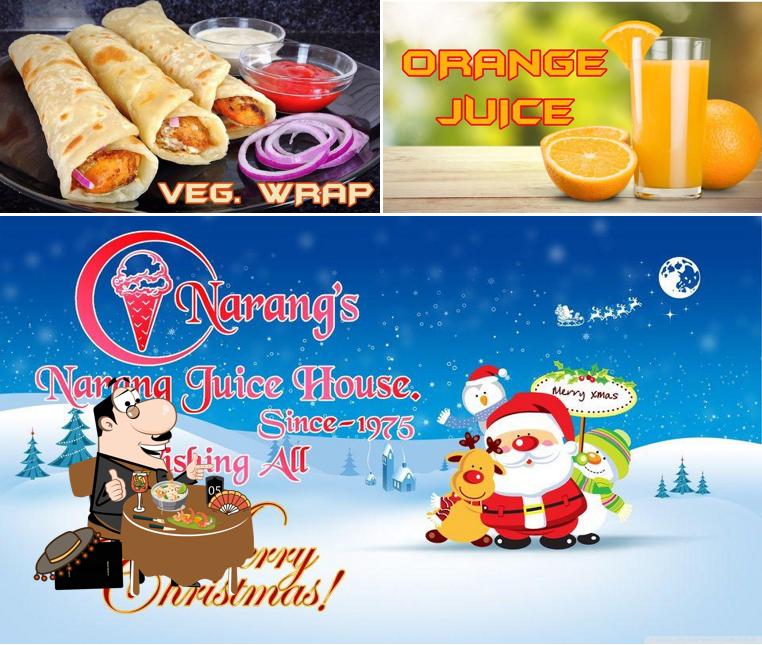 This is the image showing food and interior at Narang Juice House (Since-1975)