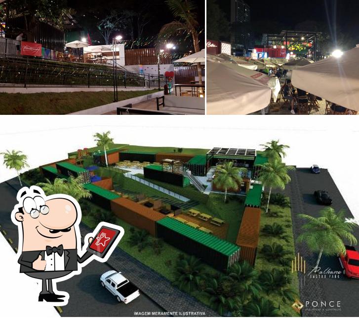 O exterior do Palhano Gastro Park