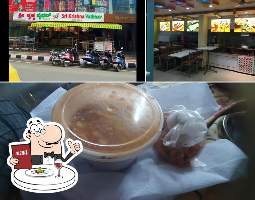 Check out the photo depicting food and interior at Sri Krishna Vaibhav