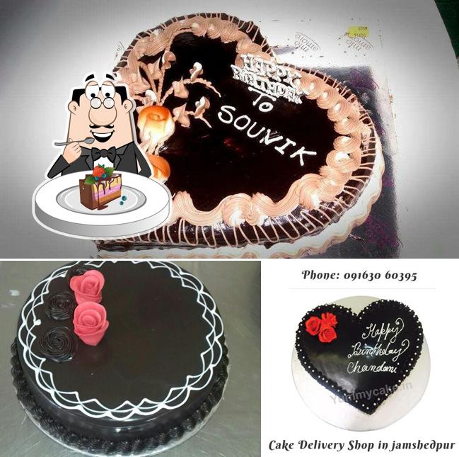 Chocolate cake at indianflowercakengifts midnight cake delivery kolkata Newtown Howrah kastopur babuhati
