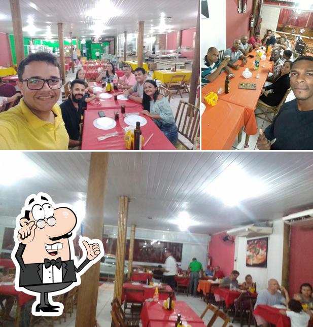 O interior do Cabana da Pizza