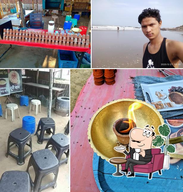 The interior of Burger Point