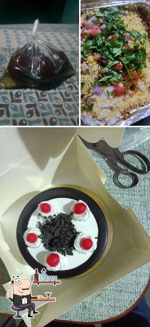 The interior of Naivedyam Bakery