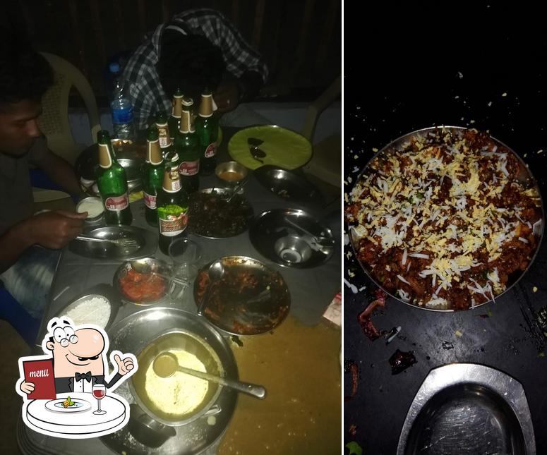 Food at Vimala Punjabi Hotel