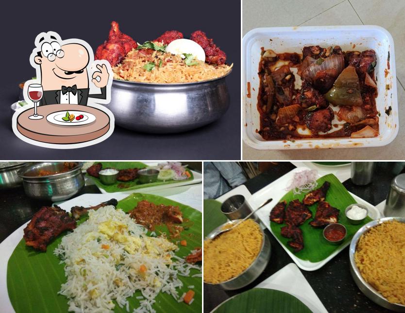 Food at Salem RR Chettinad Unavagam