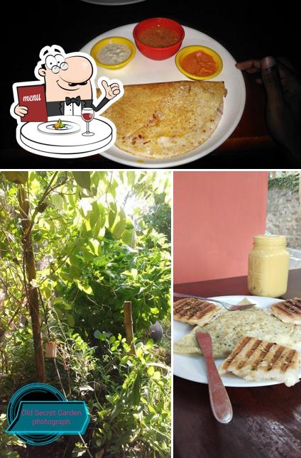 Food at The Secret Garden Restaurant