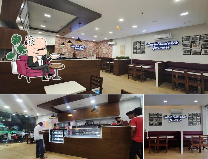 Check out how Boomerang Ice Cream looks inside