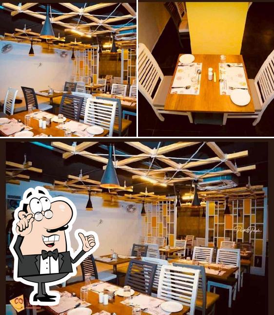 The interior of Lazeez Khaana