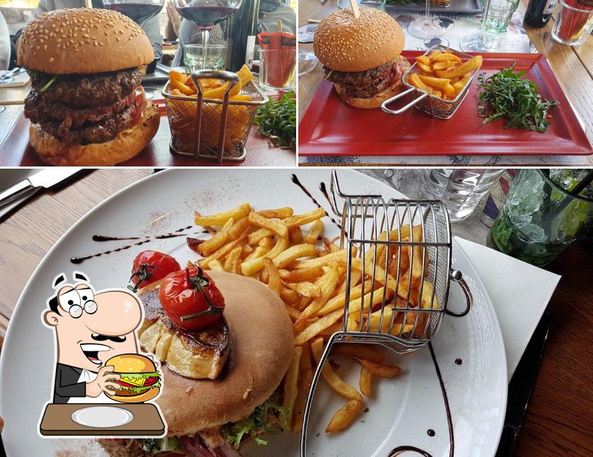 The Sherlock Pub Verdun offre une sélection d'options pour les amateurs d'hamburgers