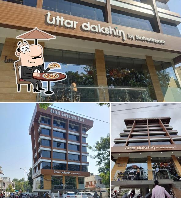 The exterior of Uttar Dakshin by Naivedhyam