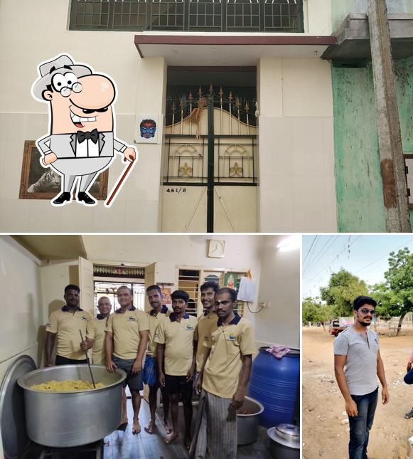 The exterior of Catering Subbiah House