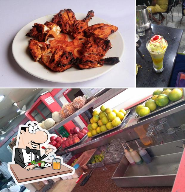 This is the picture depicting food and beverage at Hotel New Mugals (Veg, Non-Veg) Restaurant