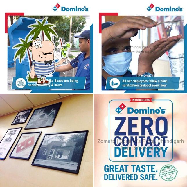 Look at this picture of Domino's Pizza
