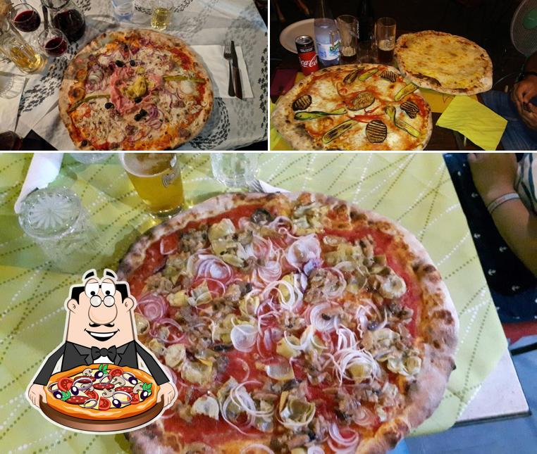 Scegli tra le svariate varianti di pizza