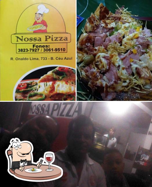 A Nossa Pizza se destaca pelo comida e interior