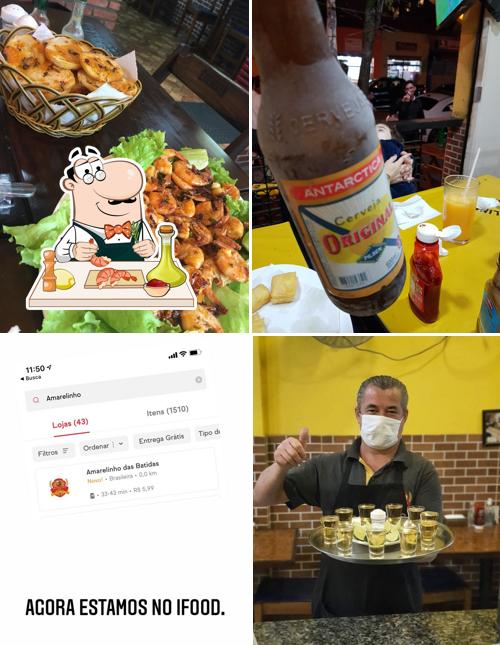 Peça frutos do mar no Amarelinho das Batidas