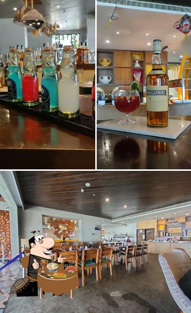 The restaurant's food and interior