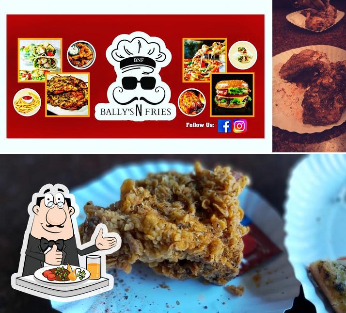 Food at BALLY'S N FRIES