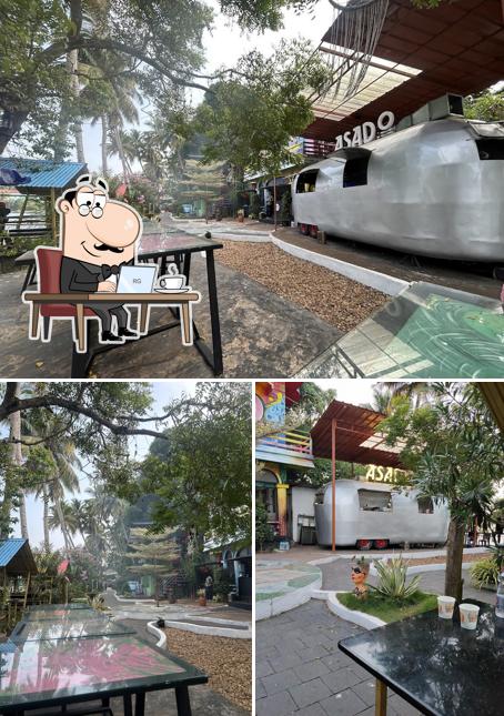 The interior of Asado Cafe & Restaurant