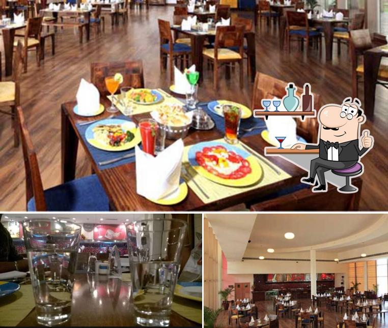 This is the image displaying interior and bar counter at Cooks Cafe