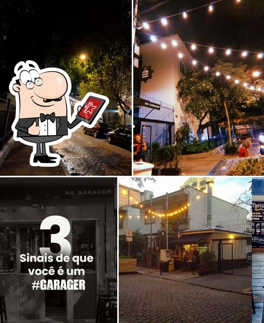 O exterior do Na Garagem Burguer l Hamburgueria em Pinheiros