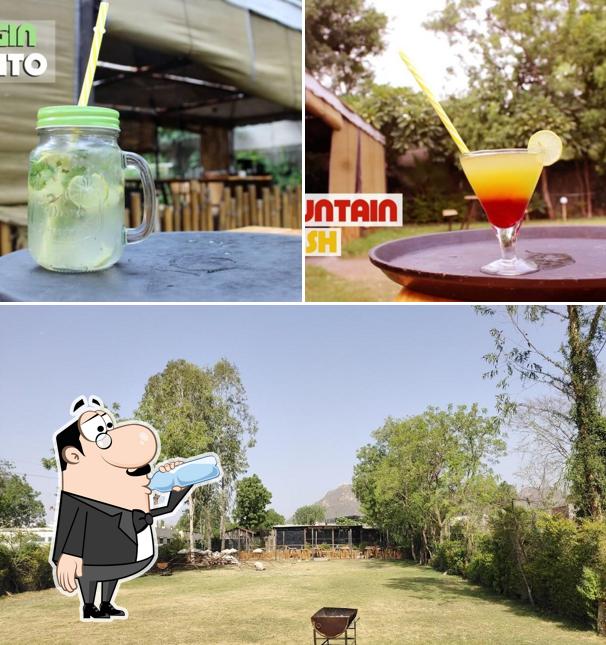 The photo of Melange restro and cafe’s drink and interior