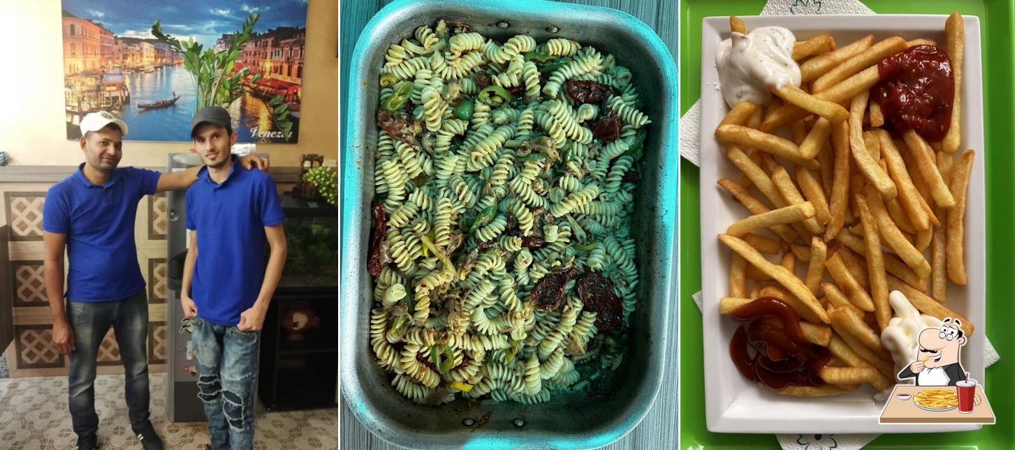 Patatine fritte al Turkish Kebap Pizza