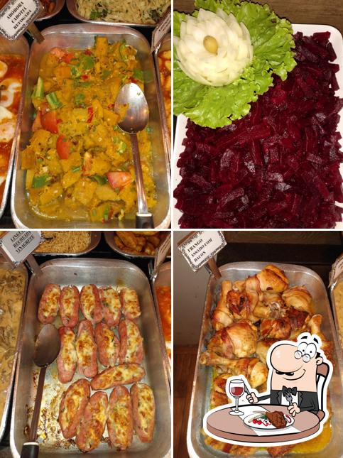 Prove refeições de carne no Restaurante e Bar do Bugre