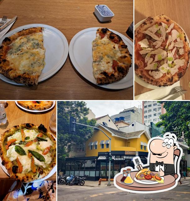 Escolha diversos estilos de pizza