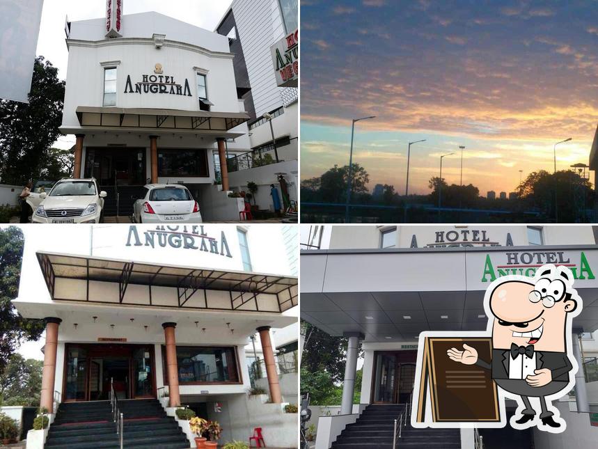 You can get some fresh air outside Hotel Anugraha