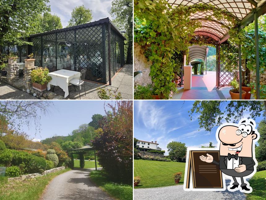 Goditi la vista dall'area esterna di Hotel Relais Ristorante "I Due Roccoli"