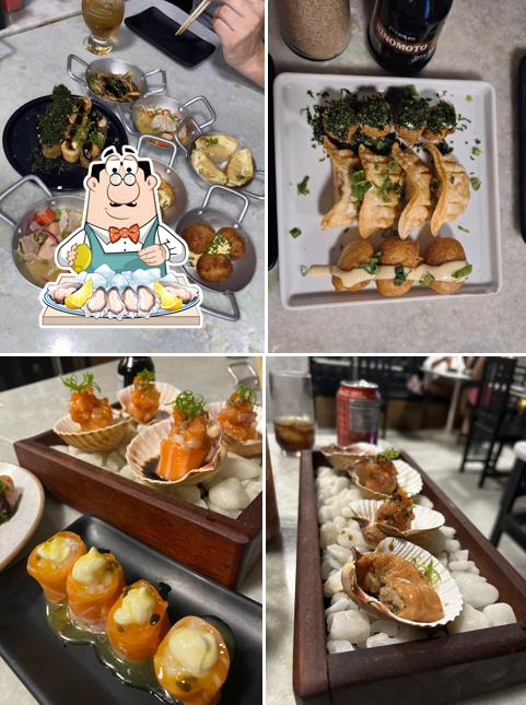 Ostras em Nihon Japanese Food