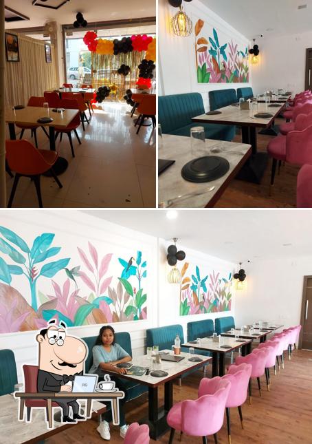 The interior of Salt n Pepper Multicuisine Restaurant