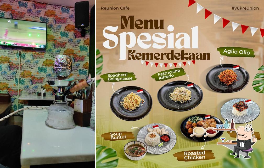 The interior of The Reunion Cafe & Lounge