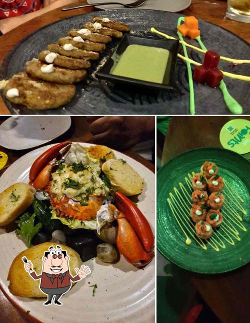 Food at Pablo The Art Cafe Lounge