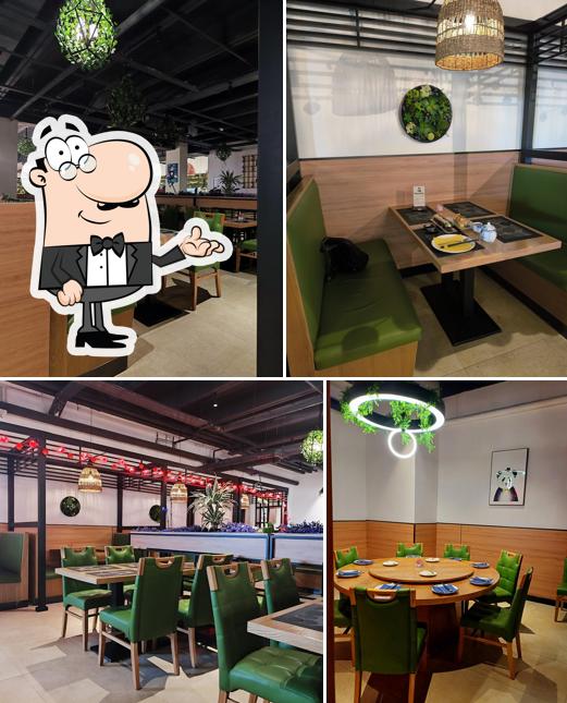 Gli interni di Big Panda sushi