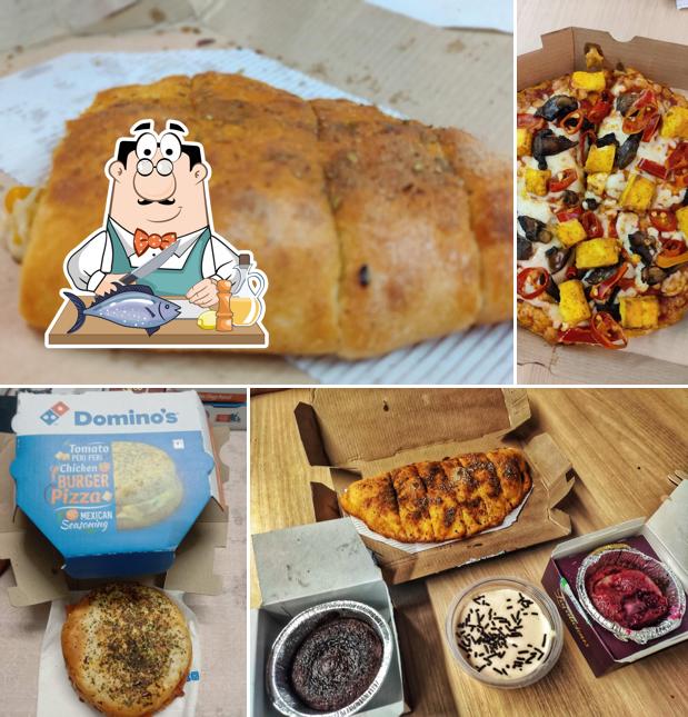 Grilled salmon at Domino’s pizza N. R Peta, Eluru