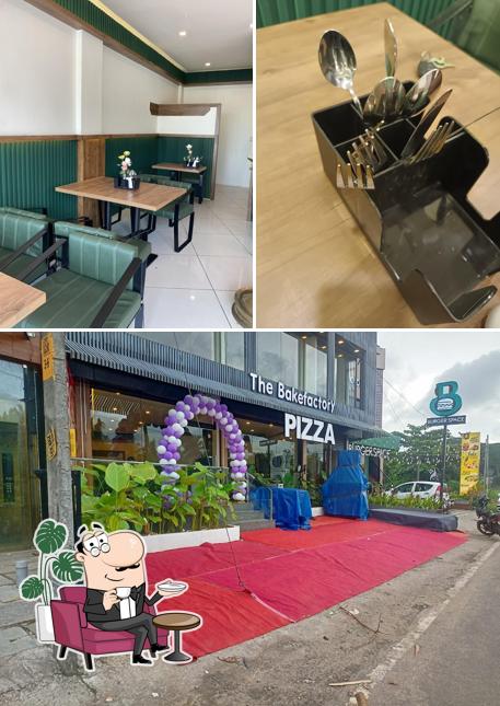 The restaurant's interior and exterior