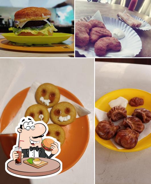 Order a burger at The Cafe93