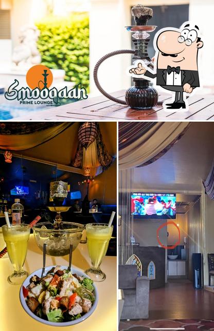 Take a look at the image depicting interior and beverage at Smooqaah Prime Lounge