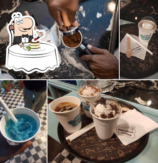 Mad About Coffee serves a range of sweet dishes