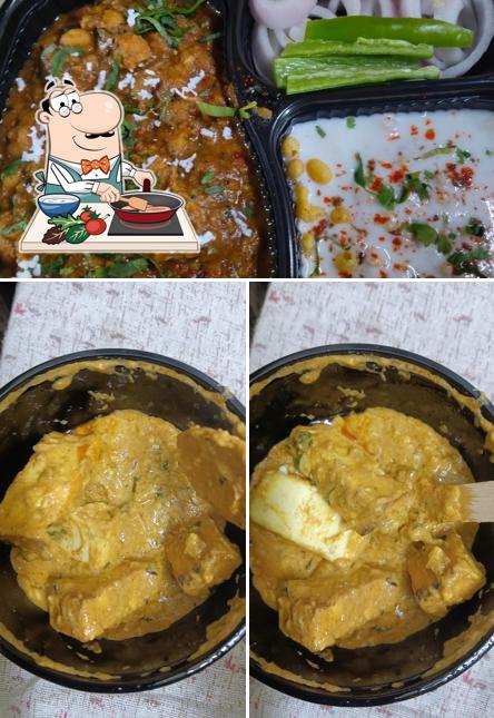 Chicken curry at Krishna Food Corner