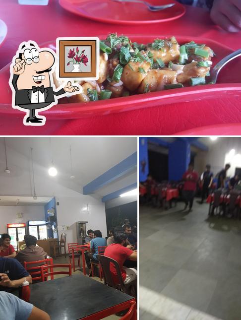 Take a look at the photo displaying interior and food at Red Chillies