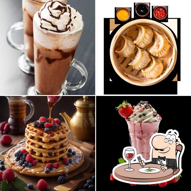 Chocolate mousse at Dama Cafe Trivandrum