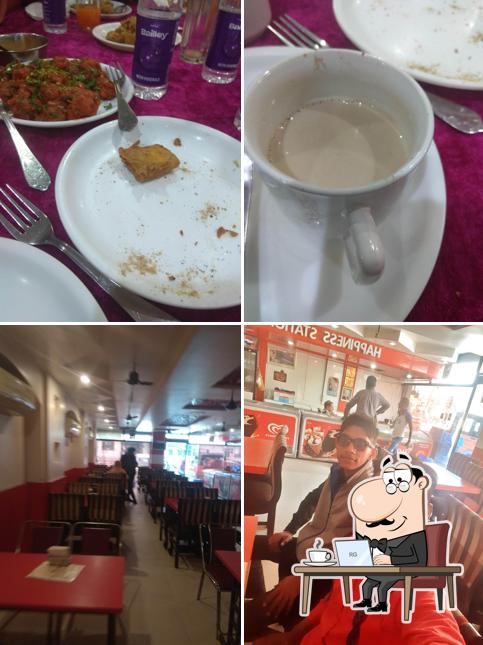 This is the image displaying interior and drink at kwality restaurant