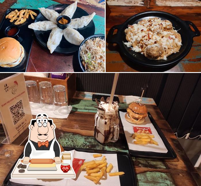 HOMETOWN CAFE serves a selection of sweet dishes