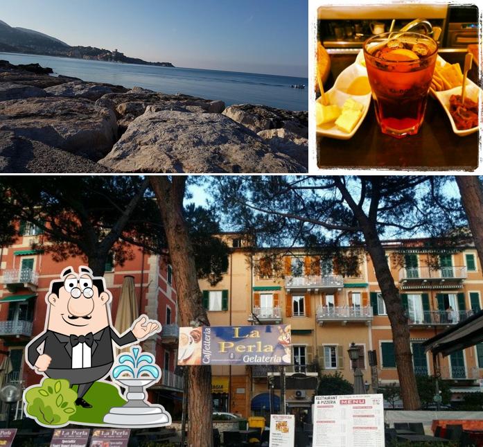 La Perla non solo bar♥️ si caratterizza per la esterno e birra