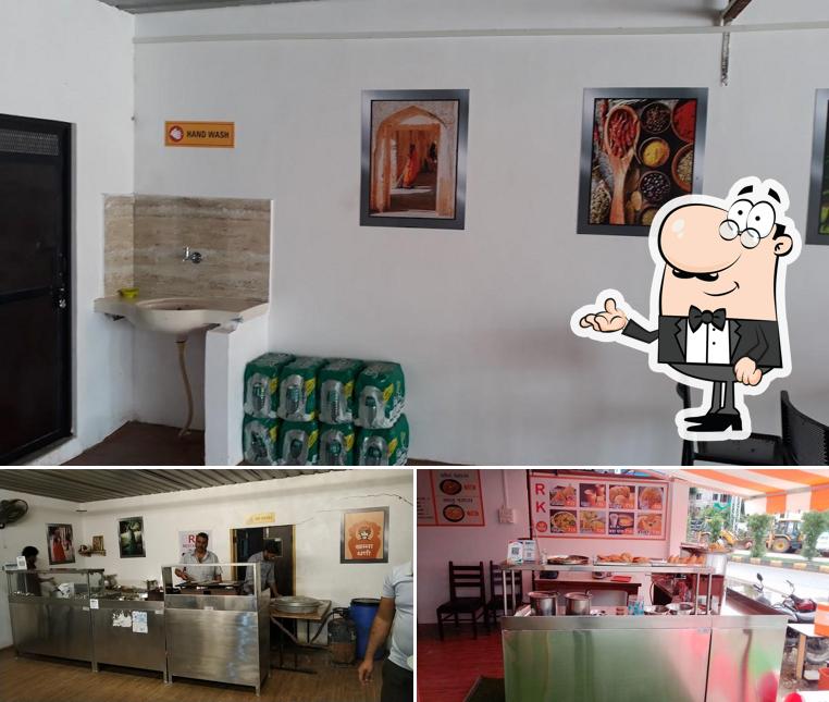 Take a seat at one of the tables at RK Restaurant & Fast Food , South indian, Dal bati , Jain food , traditional food udaipur, Gujarati food