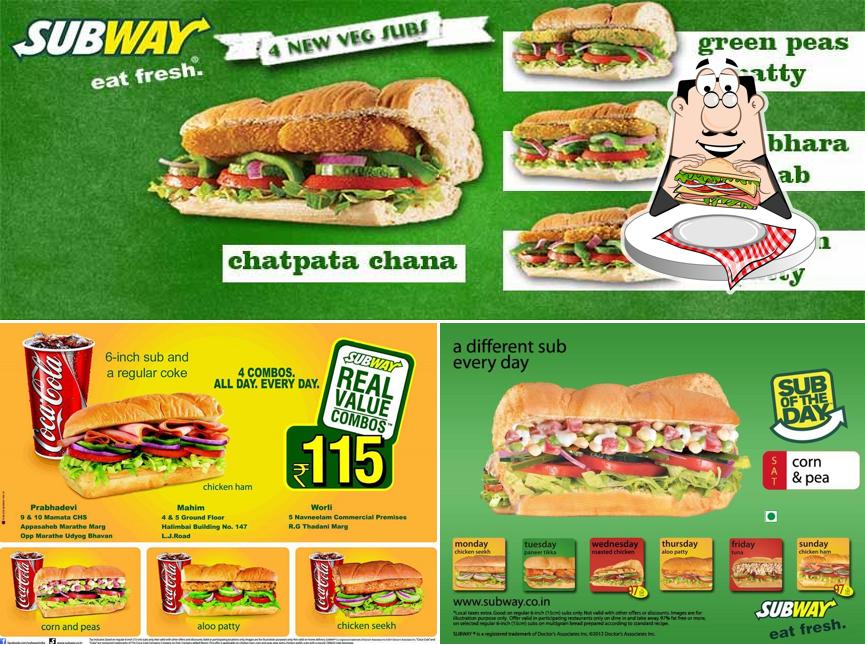 Club sandwich at Subway Prabhadevi